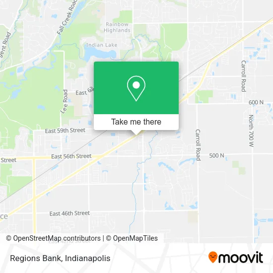 Mapa de Regions Bank