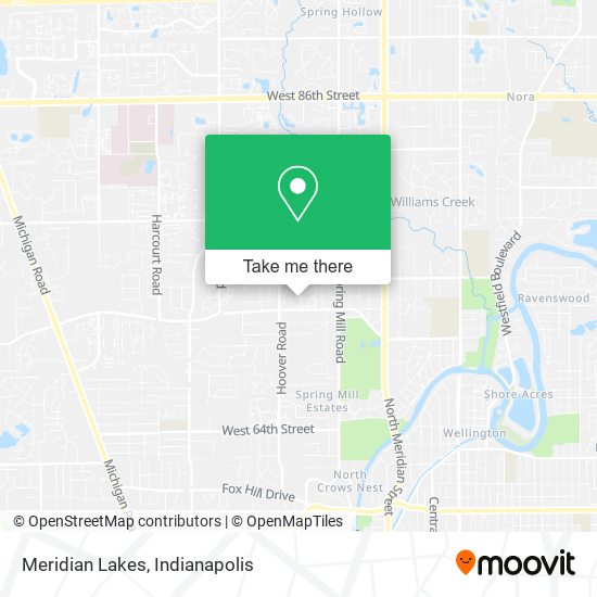 Meridian Lakes map