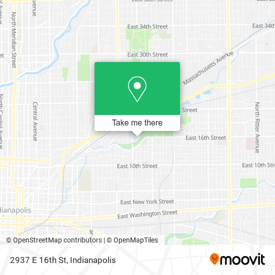 Mapa de 2937 E 16th St
