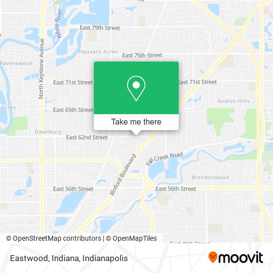 Mapa de Eastwood, Indiana