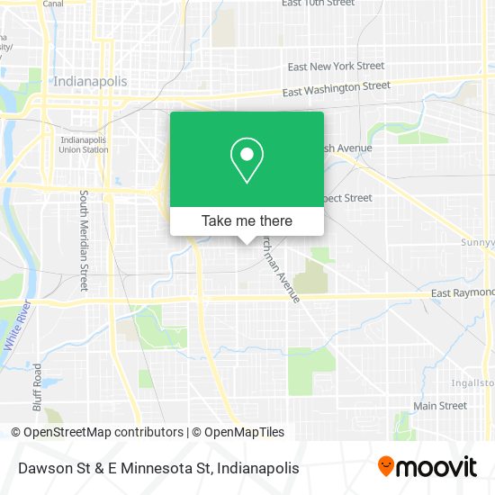 Mapa de Dawson St & E Minnesota St
