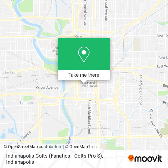 Indianapolis Colts (Fanatics - Colts Pro S) map