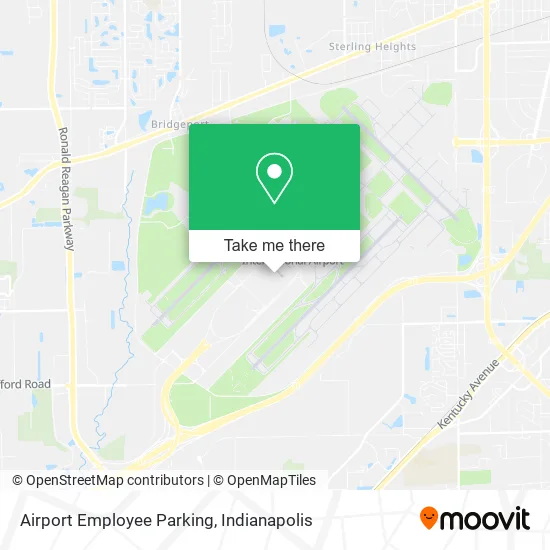 Mapa de Airport Employee Parking
