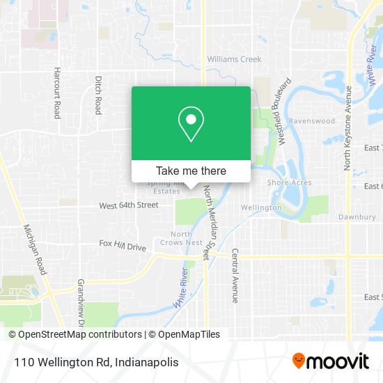 110 Wellington Rd map