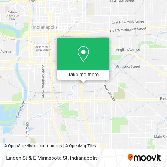 Mapa de Linden St & E Minnesota St