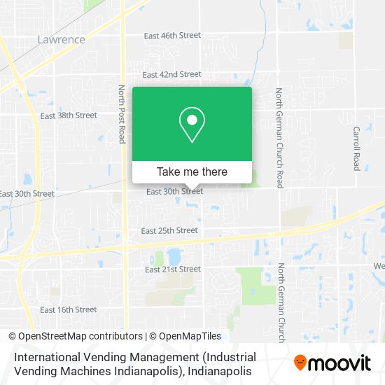 International Vending Management (Industrial Vending Machines Indianapolis) map