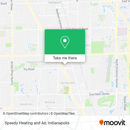 Speedy Heating and Air map