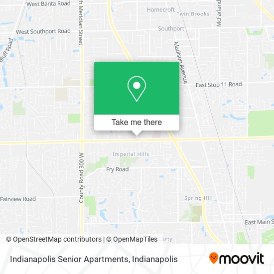 Indianapolis Senior Apartments map