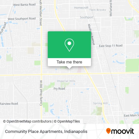 Community Place Apartments map