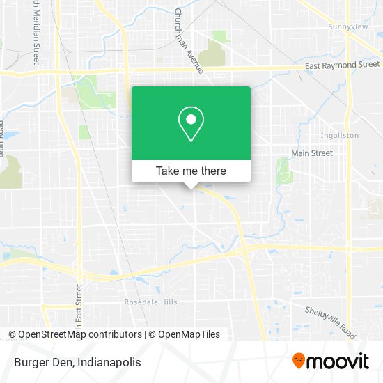 Burger Den map