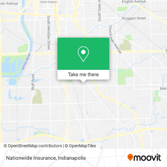 Mapa de Nationwide Insurance