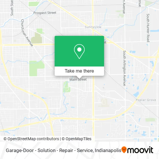 Mapa de Garage-Door - Solution - Repair - Service