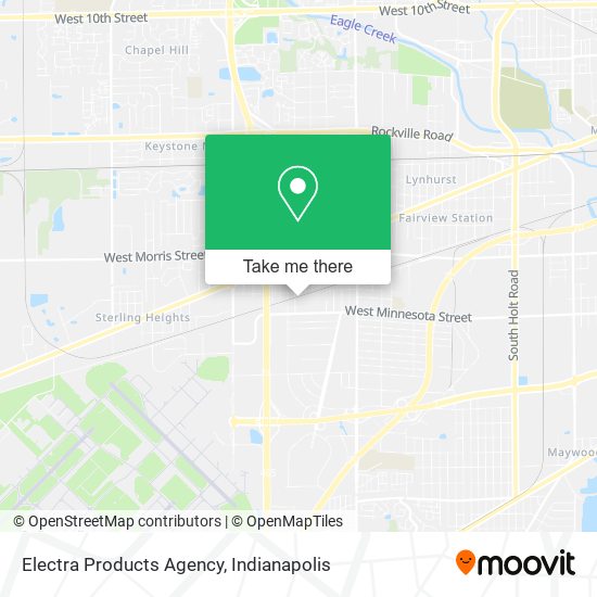 Electra Products Agency map