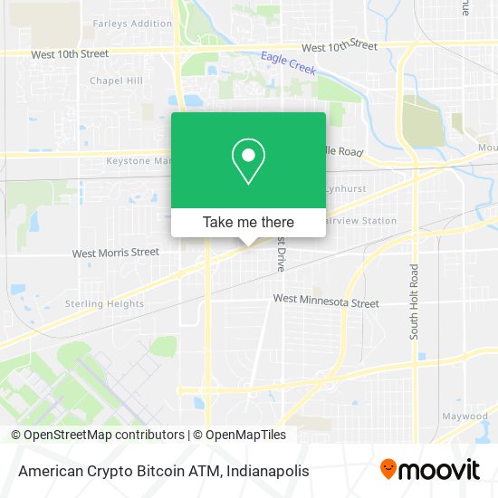 American Crypto Bitcoin ATM map