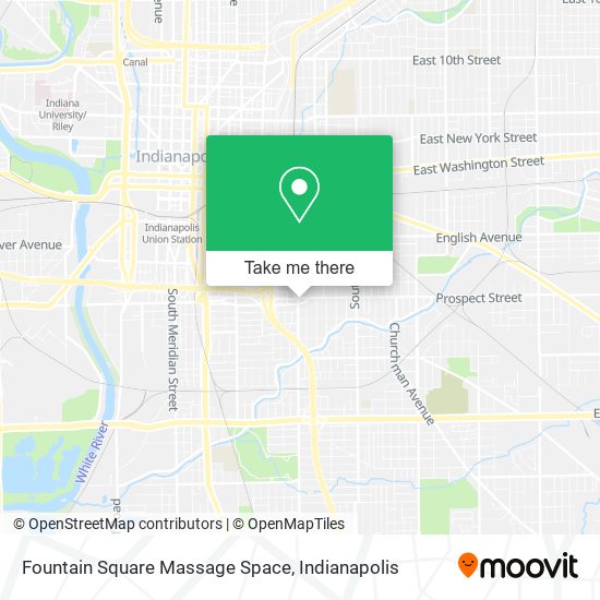 Fountain Square Massage Space map