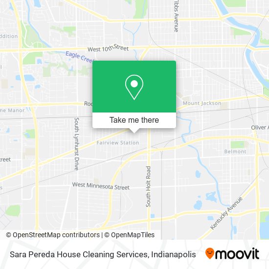 Mapa de Sara Pereda House Cleaning Services