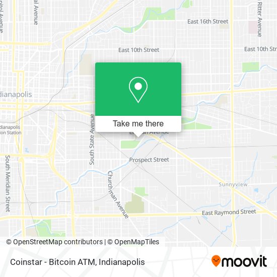 Coinstar - Bitcoin ATM map