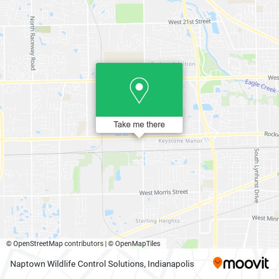 Mapa de Naptown Wildlife Control Solutions