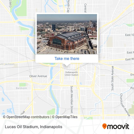 Mapa de Lucas Oil Stadium