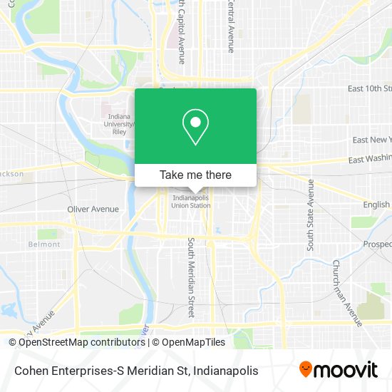 Cohen Enterprises-S Meridian St map