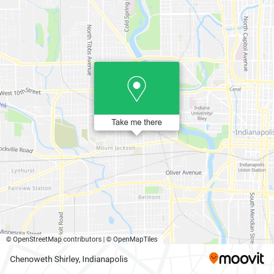 Chenoweth Shirley map