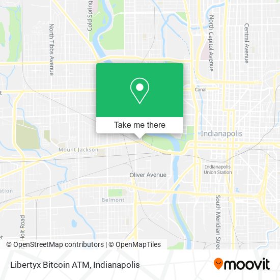 Mapa de Libertyx Bitcoin ATM