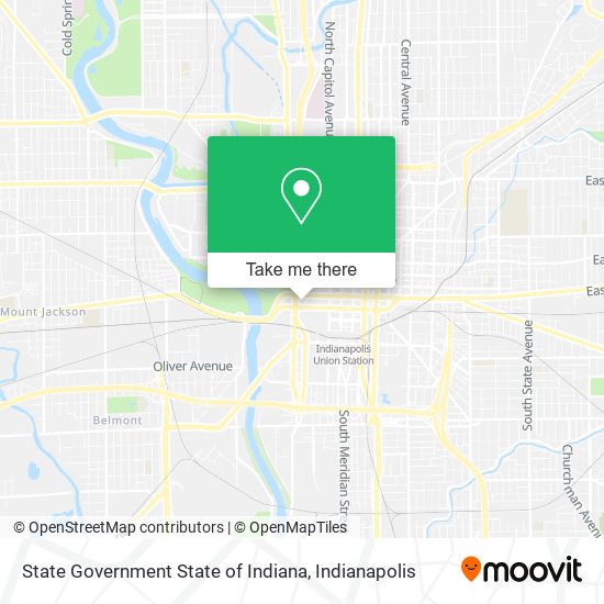 Mapa de State Government State of Indiana