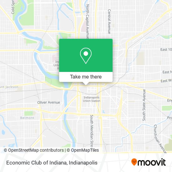 Mapa de Economic Club of Indiana