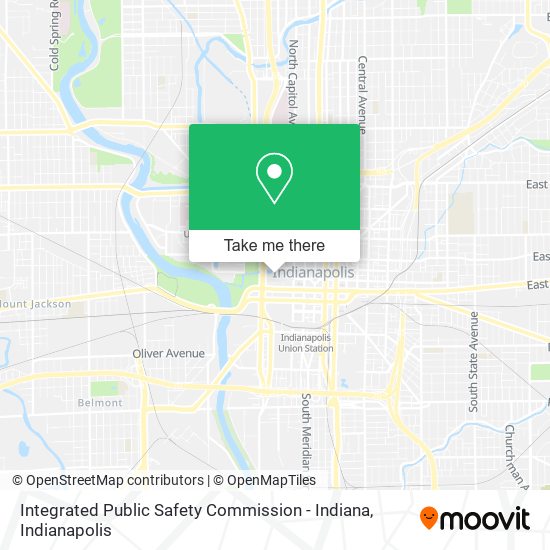 Mapa de Integrated Public Safety Commission - Indiana