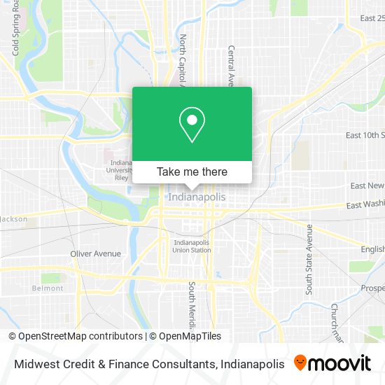 Mapa de Midwest Credit & Finance Consultants