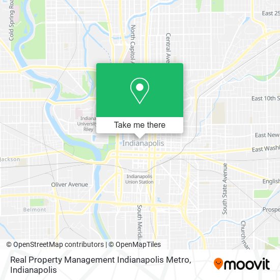 Mapa de Real Property Management Indianapolis Metro