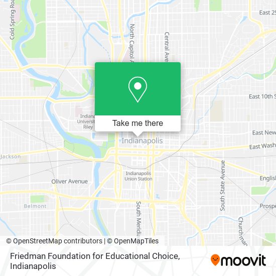 Friedman Foundation for Educational Choice map