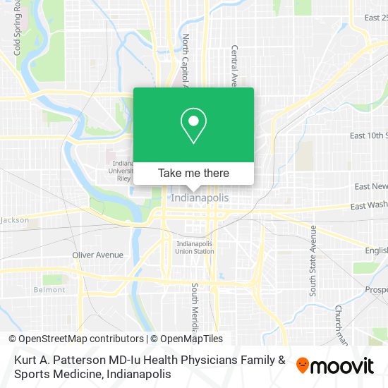 Kurt A. Patterson MD-Iu Health Physicians Family & Sports Medicine map