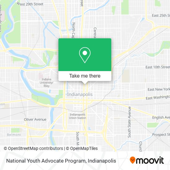 Mapa de National Youth Advocate Program