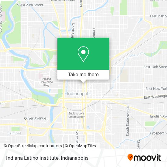 Indiana Latino Institute map