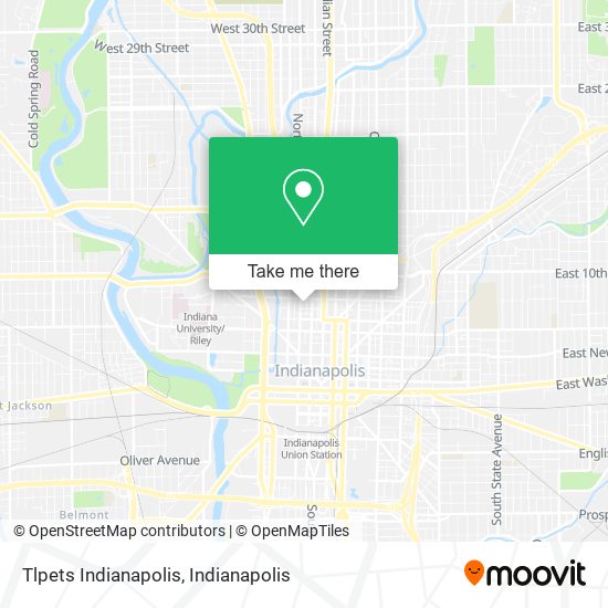 Mapa de Tlpets Indianapolis