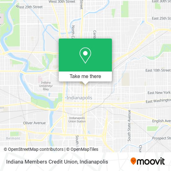 Indiana Members Credit Union map