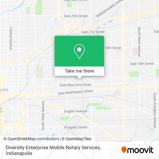 Diversity Enterprise Mobile Notary Services map