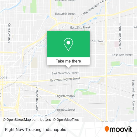 Mapa de Right Now Trucking
