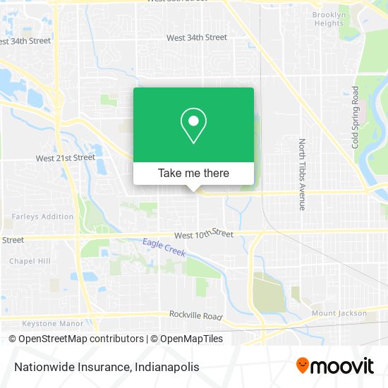 Mapa de Nationwide Insurance