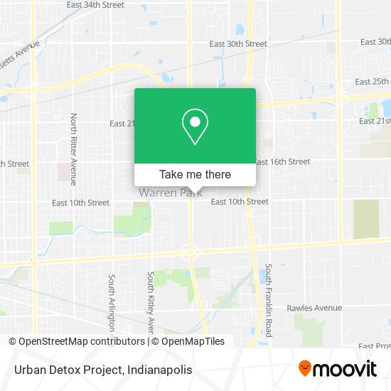 Urban Detox Project map