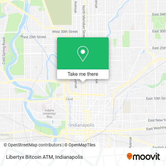 Mapa de Libertyx Bitcoin ATM