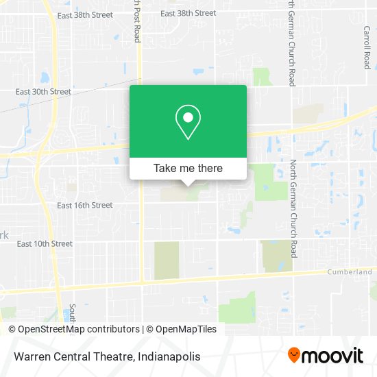 Mapa de Warren Central Theatre