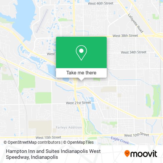 Mapa de Hampton Inn and Suites Indianapolis West Speedway