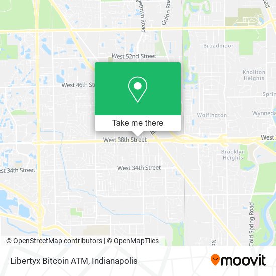 Mapa de Libertyx Bitcoin ATM