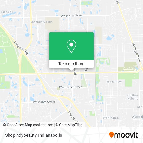 Shopindybeauty map