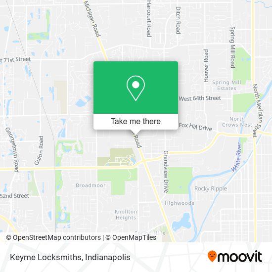 Keyme Locksmiths map