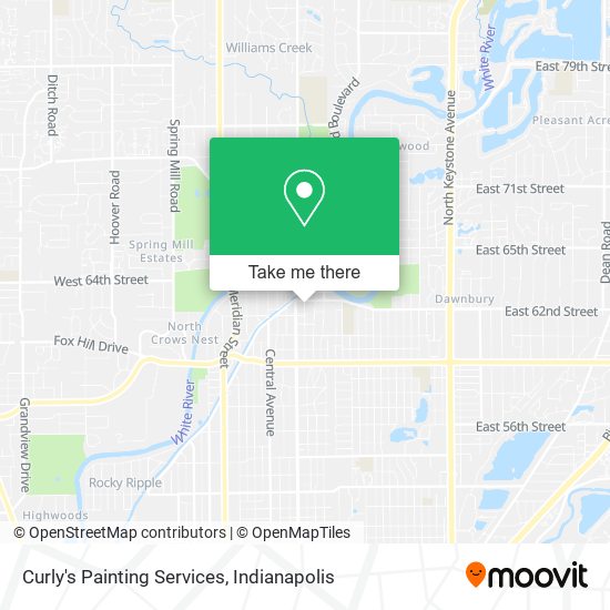 Curly's Painting Services map