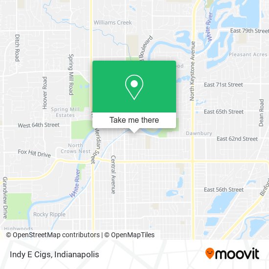 Indy E Cigs map