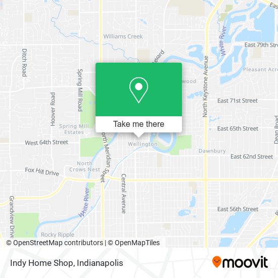 Indy Home Shop map